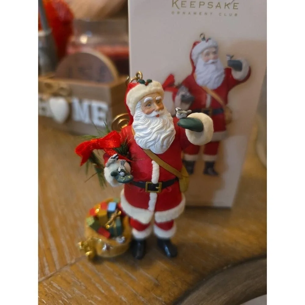 Hallmark‎ Keepsake Club Santa's Visit Christmas Ornament - NIB